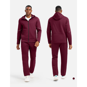 Conjunto Deportivo de 2 Piezas para Hombre, Sudadera con Capucha y Pantalones Deportivos, 100% Algodón, Diseño de Impresión Personalizada, Conjuntos Deportivos, Chándales Unisex - Product Image 4