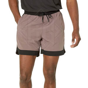 Pantalones Cortos Deportivos para Hombre, Estilo Urbano, Tejido de Algodón y Lona, Diseño Sólido, Cierre con Cordón, Secado Rápido, Transpirables, Personalizables - Product Image 1