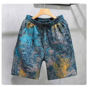 Pantalones cortos de playa hawaianos de tamaño personalizado para hombre, ropa informal estilo Hip Hop, estampado Tie-Dye de talla grande 6XL, pantalones cortos de verano para hombre, técnica sublimada - Product Image 2