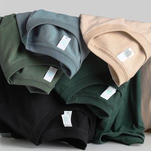 15 couleurs 270 g/m² 100% coton pour hommes à manches courtes unisexe basique col rond personnalisé blanc T-shirt uni pour hommes - Product Image 1