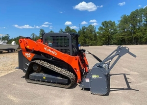 Cargadora Compacta de Orugas Kubota SVL97-2 de Calidad Original con Desbrozadora Loftness Battle Ax a Buen Precio - Product Image 3