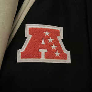 แจ็กเก็ตผ้ากำมะหยี่ปักลายสำหรับผู้ชายทำจากหนังขนสัตว์100% ล้วนวัสดุขนสัตว์ต่ำสำหรับฤดูหนาว - Product Image 5