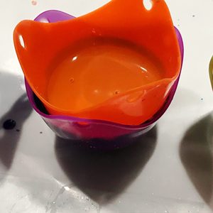 Bol de service en résine écologique, design européen moderne, artisanal, poli, lavable au lave-vaisselle, 5 pièces, couleur personnalisée - Product Image 6