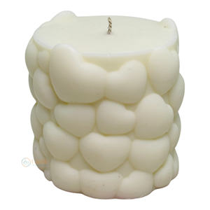 Romantic Heart Novelty Soy Wax <b>Candle</b> Handmade for Halloween Home Decoration Holidays <b>Birthdays</b> Easter Christmas Bars - Product Image 3