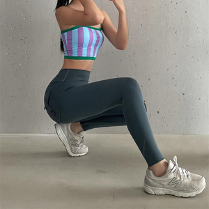 Seksi bayanlar popo cep Legging ganimet asansör <span class=keywords><strong>tayt</strong></span> Activewear spor salonu egzersiz kıyafeti spor <span class=keywords><strong>tayt</strong></span> spor Legging geri cep - Product Image 6