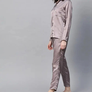 Verano de alta calidad para mujer, ropa de casa estampada, ropa de dormir, pijamas de manga larga para mujer, conjunto de logotipo personalizado, servicios OEM - Product Image 2