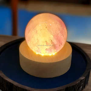 Natural Healing Gemstone Amethyst Ball Night Lamps Wholesale <b>Crystal</b> <b>Sphere</b> Night Lamp for Reiki Meditation Decoration - Product Image 5