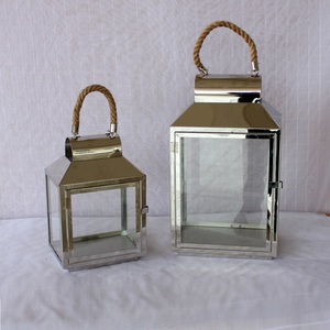 La mejor calidad de metal brillante acabado hexágono forma portavelas linterna para la venta en precio al por mayor impresión personalizada - Product Image 4