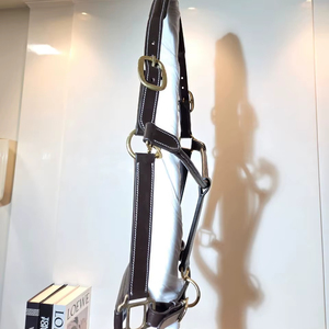 MH Global Exports AI314 Ecuestre Multicolor Cuero ajustable Corona Caballo Halter Logotipo personalizado Todos los tamaños Colores disponibles - Product Image 1