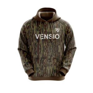 Sólido con capucha personalizado desgastado pulóver caza 100% poliéster completo impreso Sudadera con capucha hombres - Product Image 1