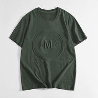 OEM T-shirts unis surdimensionnés de luxe unisexe 100% coton organique sport de qualité supérieure personnalisé graphique formel long tricoté pour hommes