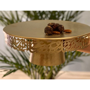 Présentoir de desserts de service au chocolat en métal doré de qualité supérieure pour la décoration de table à la maison et le mariage ou les fêtes - Product Image 4