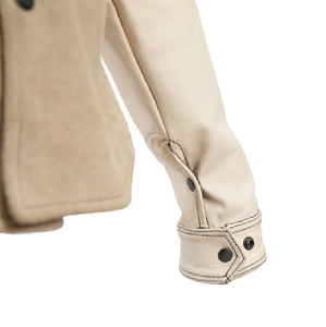 Meilleures ventes Veste professionnelle en cuir avec logo personnalisé d'usine Veste de soudeur Combinaison complète de haute qualité Vêtements de protection pour le soudage - Product Image 6