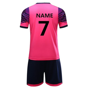 Wholesale Unisex Customizable 200Gsm plus size Soccer Jersey Set <b>Shirt</b> Shorts Breathable Quick Dry 100% <b>Polyester</b> Summer Premium - Product Image 1