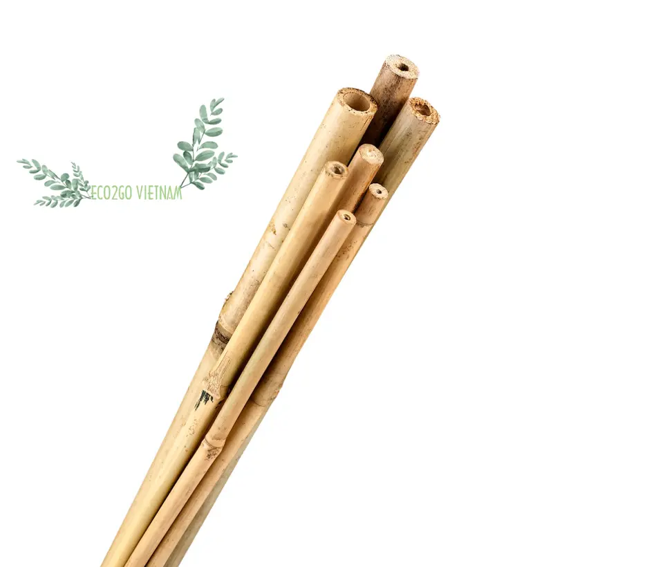 Pali di bambù ecologici materie prime di bambù all'ingrosso realizzate in bambù naturale al 100% da Eco2go Vietnam