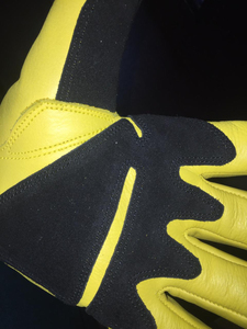 Gants de gril de travail de soudure résistants au feu à la chaleur cheminée gants de soudage en cuir Mig Tig gants de travail Service OEM personnalisé - Product Image 2