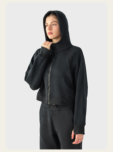 Servicio OEM Disponible, Sudaderas con Capucha Bordadas para Mujer, de Poliéster y Algodón Grueso, de Alta Calidad Francesa, Personalizables - Product Image 6