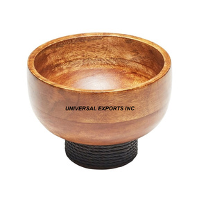 New Arrival <b>Wooden</b> <b>Salad</b> <b>Bowl</b> Round Shape Natural Finished Serving <b>Bowl</b> High Quality Luxury <b>Wooden</b> Chocolate <b>Bowl</b> - Product Image 1