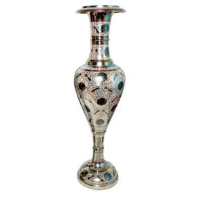 Florero de Metal antiguo de nuevo diseño a la venta, florero de lujo hecho en latón, florero moderno personalizado, precio al por mayor - Product Image 6