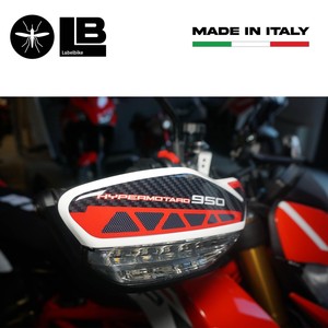 Adesivi 3D Compatibili con Ducati Hypermotard 950 SP 2019-25, Accessori Moto per Paramani - Product Image 5