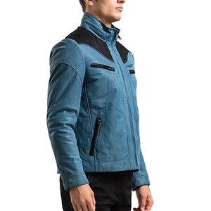 Chaqueta de moto de cuero a la moda para hombre, chaqueta de moto para carreras de coches, chaqueta de moto OEM de invierno de alta calidad a la venta - Product Image 5