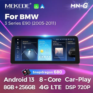 MEKEDE Écran tactile Android 12,3 pouces Qualcomm 680 Lecteur vidéo stéréo Autoradio DVR pour <span class=keywords><strong>BMW</strong></span> Série 3 E90 <span class=keywords><strong>E91</strong></span> E92 CCC <span class=keywords><strong>CIC</strong></span> - Product Image 1