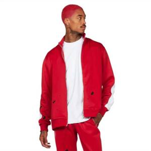 Fashion-Forward Survêtements évasés empilés lavés à l'acide-Ensemble deux pièces confortable et élégant pour hommes - Product Image 4