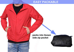 Chaqueta cortavientos personalizada para hombre, ropa deportiva de manga larga para actividades al aire libre, chaqueta cortavientos para correr, novedad de 2025 - Product Image 2