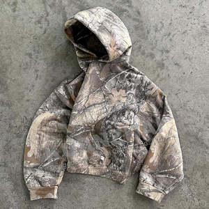 เสื้อฮู้ดดี้แนวสตรีทใส่ได้ทั้งชายและหญิงเสื้อมีฮู้ดเสื้อผ้าผ้าฝ้ายเฮฟวี่เวทออกแบบโลโก้ได้ตามต้องการ - Product Image 1