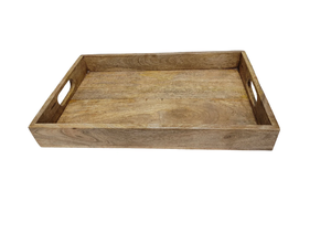 Bandeja de Madera de Mango de Diseño Nuevo al por Mayor, Bandeja de Servir de Madera Natural Sostenible para Fiestas, Asequible - Product Image 4