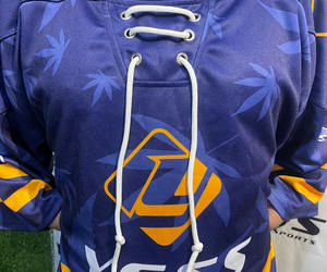 Jersey de Hockey sobre Hielo de Alta Calidad 100% Poliéster, Impresión por Sublimación, Logotipo Bordado, Jersey de Hockey sobre Hielo Personalizado - Product Image 4