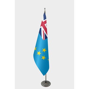 Custom <b>Flag</b> of Tuvalu-3x5ft Aluminum <b>Pole</b> Digital Printing Custom Logo - Product Image 1