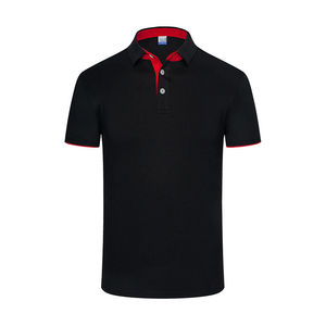 Camiseta con cuello de Polo personalizado para hombre, camisetas de golf de tela personalizada, 220 GSM, OEM, venta al por mayor - Product Image 3