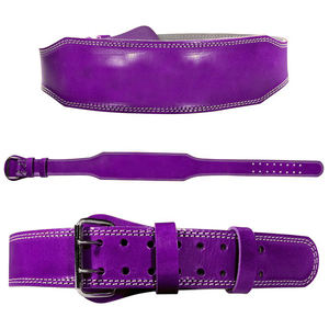 Professional Fitness Cowhide Weight <b>Lifting</b> <b>Belt</b> for Men & <b>Women</b> 4 Inch Adjustable Buckle with Stabilizing Back Support - Product Image 4