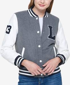 Vestes pour femmes avec propre logo personnalisé Vestes universitaire en chenille à patchs Veste à logo streetwear - Product Image 2
