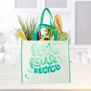 Bolsas de Compra Reutilizables Ecológicas de Tela No Tejida, Solución de Compra Reutilizable para Tiendas y Exhibiciones - Product Image 1