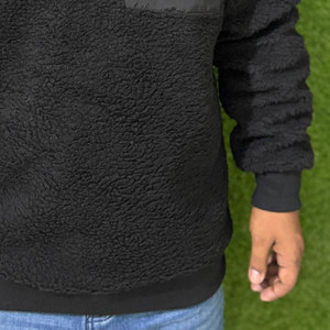 Pakistan Manufacturer Good Price <b>Sherpa</b> Fleece Hooded Top Quality Quick Dry <b>Men</b> Wool <b>Hoodies</b> Made in Sialkot - Product Image 4