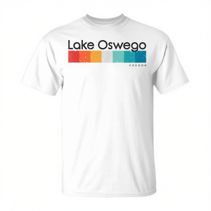 T-shirt vintage retrò di Lake Oswego, Oregon, USA, categoria promozionale - Product Image 2