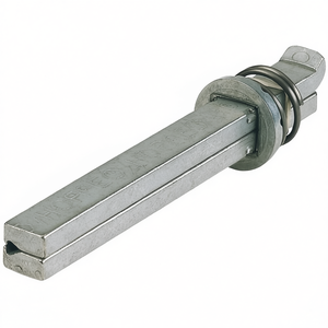 FEI 10 X 80 mm Iron Galvanized <b>Split</b> HOPPE Over Door Rack Square Spindle Profile <b>Pin</b> with Square Spindle - Product Image 3