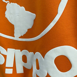 เสื้อฮู้ดผ้าฝ้ายพิมพ์ลายพัฟฟ์สำหรับผู้ชายเสื้อมีฮู้ดปักโลโก้สองโทนสีเสื้อแจ็กเก็ตเสื้อมีฮู้ดลำลอง - Product Image 6