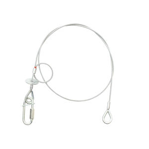 <b>Wire</b> Rope Clips SAVEKING 3x1000 <b>Silver</b> Safety Rope - Product Image 1