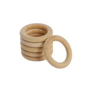Servilleteros de madera para mesa, anillo de madera para manualidades, servilletero decorativo a bajo precio - Product Image 5