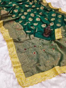 Dernier concepteur Soft Dola Silk Jacquard Saree By Fab Zone - Product Image 3