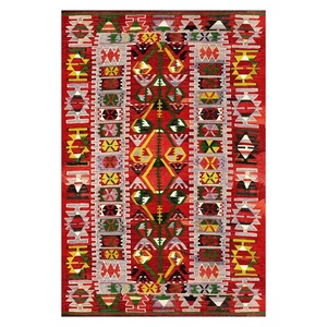 <b>RUGS</b> DEPOT LXDP-0701 Wholesale Red <b>Burgundy</b> Vintage Patchwork Digital Printed Machine Washable Chenille Area <b>Rug</b> Non Slip - Product Image 1