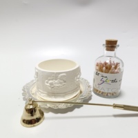 Bougie parfumée en cire de soja naturelle en forme de cheval tournant rétro, bougies en gypse personnalisées, pots pour l'éclairage de Noël