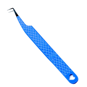 Pince à cils professionnelle en acier inoxydable, outil de précision pour l'application de cils en volume et de cils classiques, pince à cils pour extensions de cils - Product Image 1