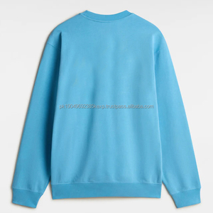 Sweat-shirt à col rond 100% coton de qualité supérieure pour hommes coupe régulière sweat-shirt à capuche côtelé taille unisexe sweats à capuche pour hommes - Product Image 3