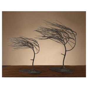 Objet de table en métal Breezin Tree fait à la main, décoration artistique, centre de table pour le salon, décoration de bureau, fabriqué à la main en Inde - Product Image 5