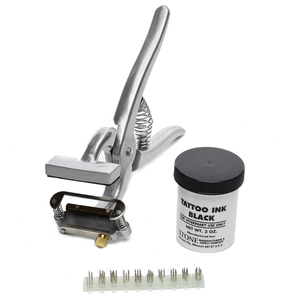 Pince à tatouer pour lapin, chat, chien, 1 pièce, pince à étiquette d'oreille d'animal, tatouage avec des chiffres et des lettres pour lapins, outils de gestion des animaux de compagnie - Product Image 3