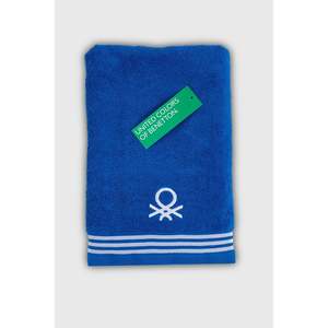 Be-0839-Bl Serviette de toilette 100% coton bleue 50x90 cm - BLEU - Product Image 2